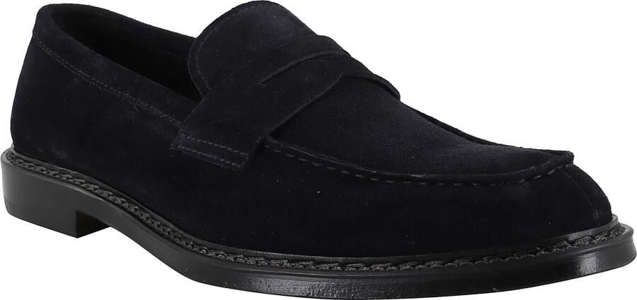 Doucal's Blauwe Suède Penny Loafers - Foto 2
