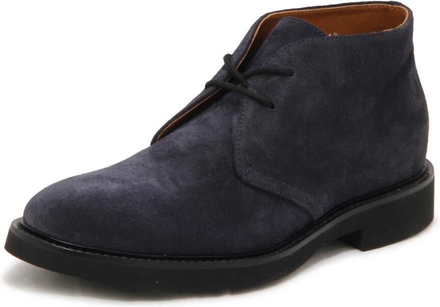 Doucal's Blauwe Suède Schoenen Gemaakt in Italië