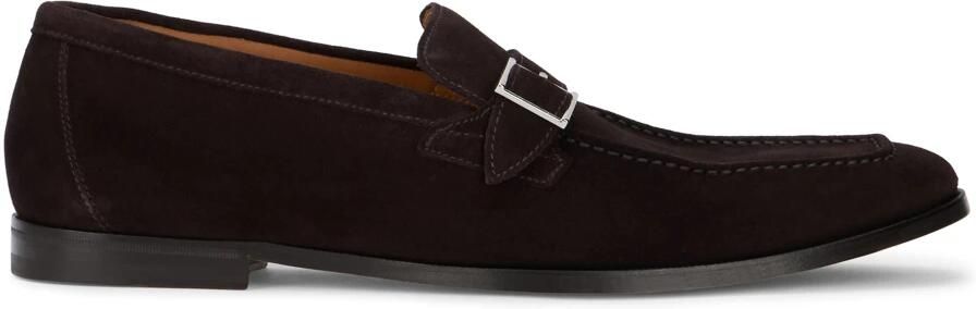 Doucal's Bootsschoenen van suède met gespsluiting