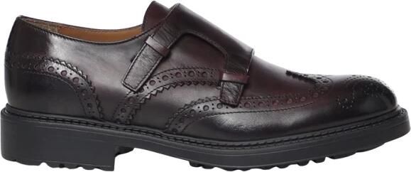 Doucal's Brogue Dubbele Gesp Monk Schoenen