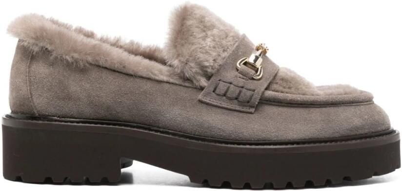 Doucal's Bruine Leren Casual Loafers