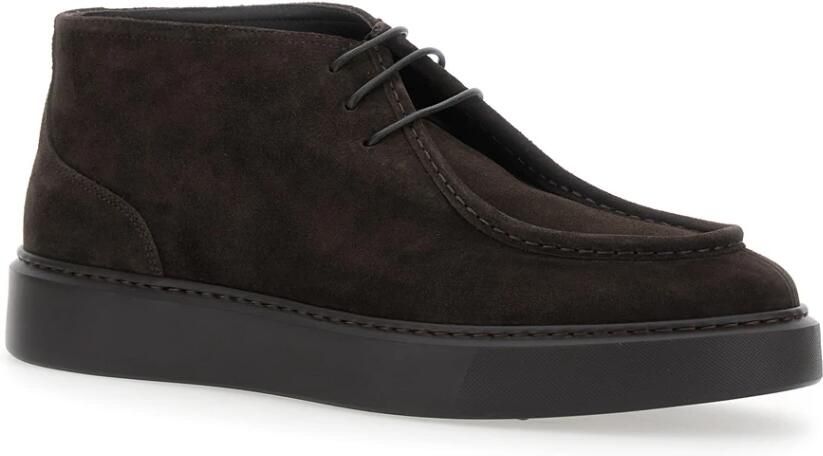 Doucal's Bruine Platte Schoenen Alex Visone