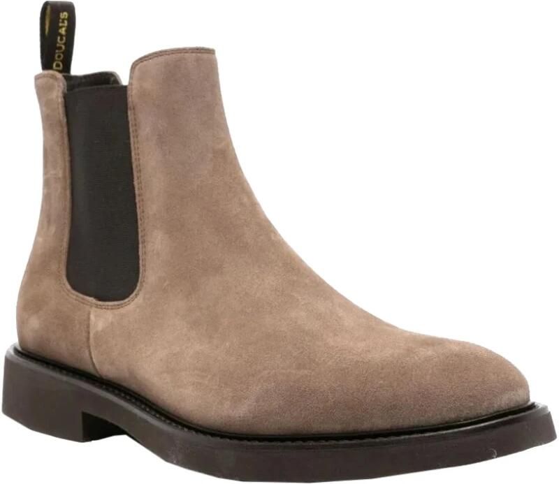 Doucal's Chelsea enkellaarsjes van suèdeleer