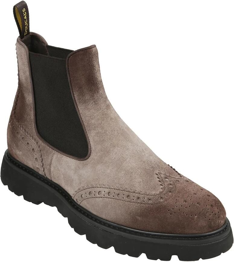 Doucal's Heren suède dovetail enkellaars | bruin Brown