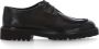 Doucal's Donkerbruine Leren Veterschoenen met Modern Design - Thumbnail 1