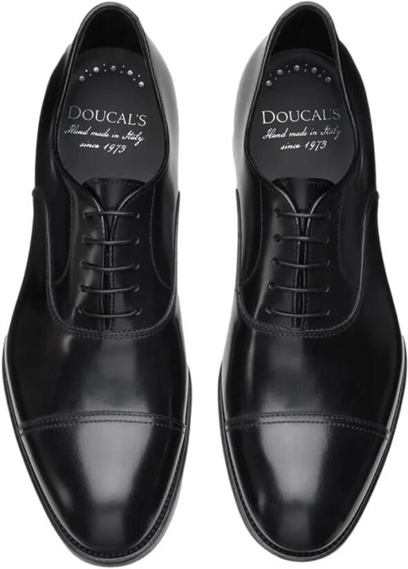 Doucal's Geborsteld leren derby platte schoenen - Foto 2