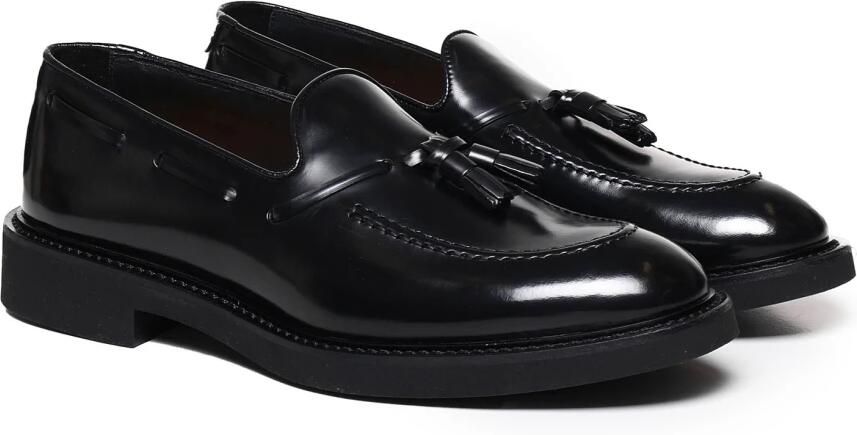 Doucal's Gekreukelde Leren Loafer - Foto 3