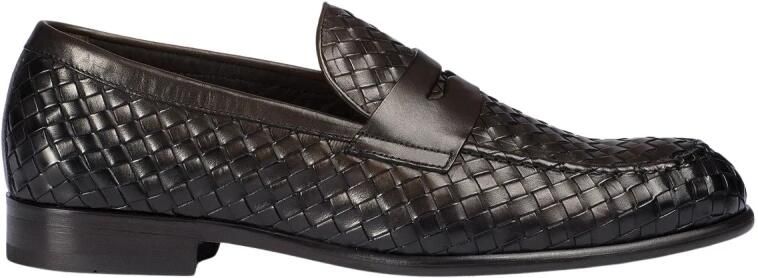 Doucal's Geweven leren loafer