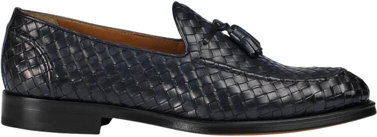 Doucal's Geweven leren loafer