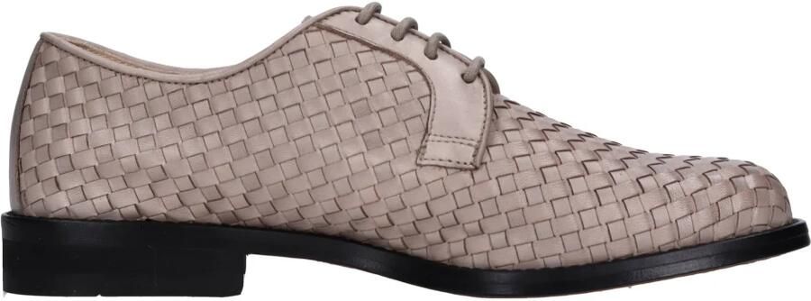 Doucal's Geweven Leren Veterschoenen