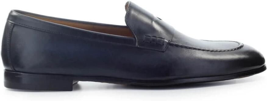 Doucal's Ongeveterde Mocassins Blue Heren