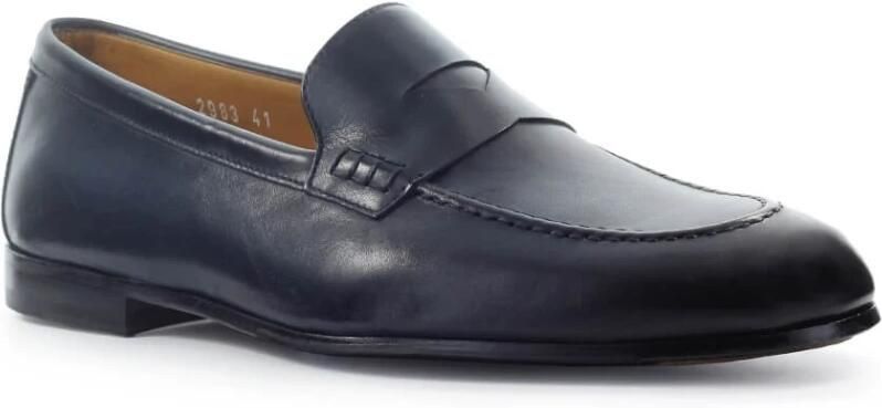Doucal's Ongeveterde Mocassins Blue Heren - Foto 2