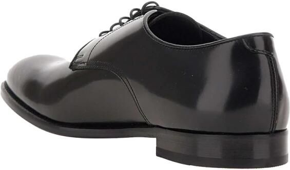 Doucal's Zwarte platte schoenen Black Heren