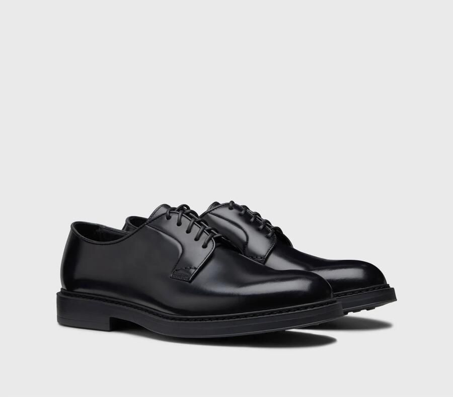 Doucal's Herenleren veterschoenen zwart Black Heren