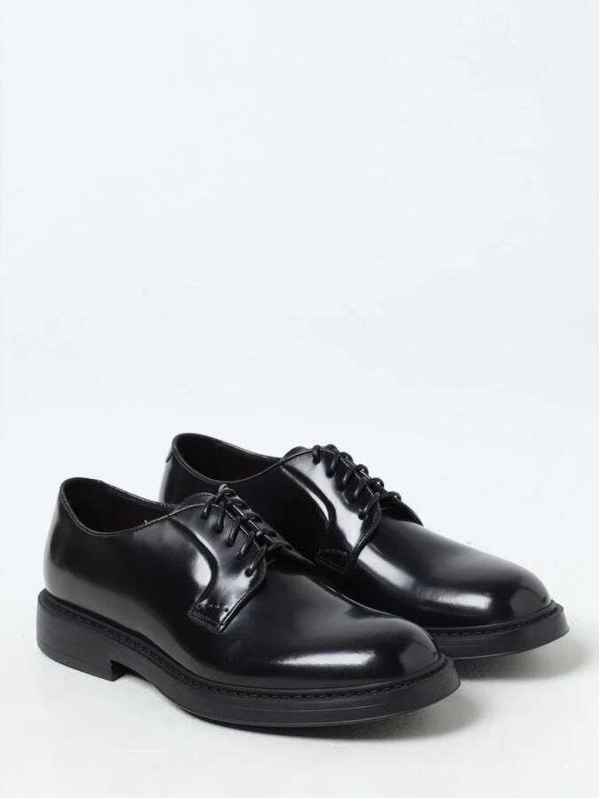 Doucal's Klassieke Zwarte Brogue Oxford Schoenen