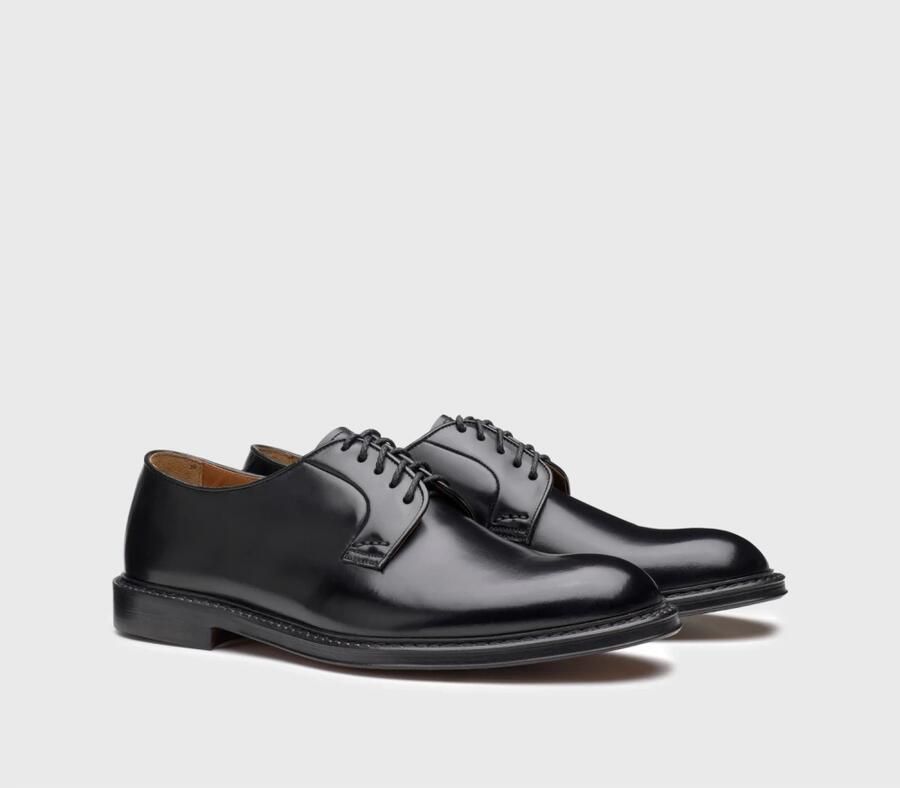 Doucal's Stijlvolle Derby Veterschoenen voor Mannen Black Heren