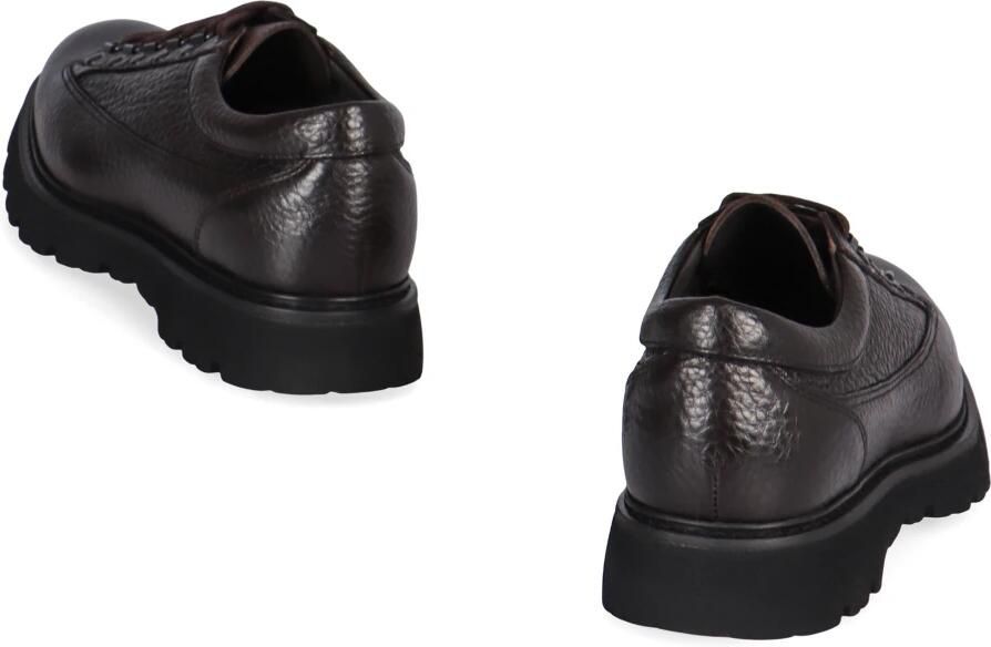 Doucal's Leren veterschoenen met haken - Foto 2