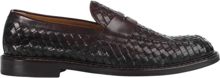Doucal's Loafer van geweven leer