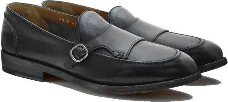 Doucal's Doucals Loafers Med Monkstrap Sort 45 Black Heren