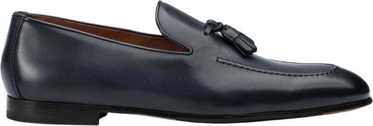 Doucal's Heren instapper van leer | blauw Blue Heren - Foto 3