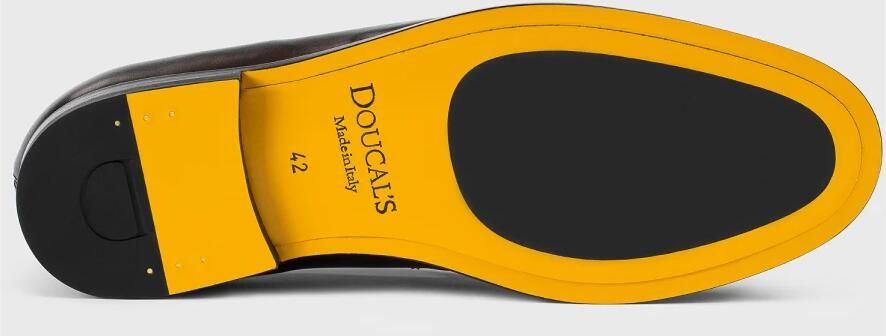 Doucal's Heren instapper van leer | donkerbruin Brown - Foto 4