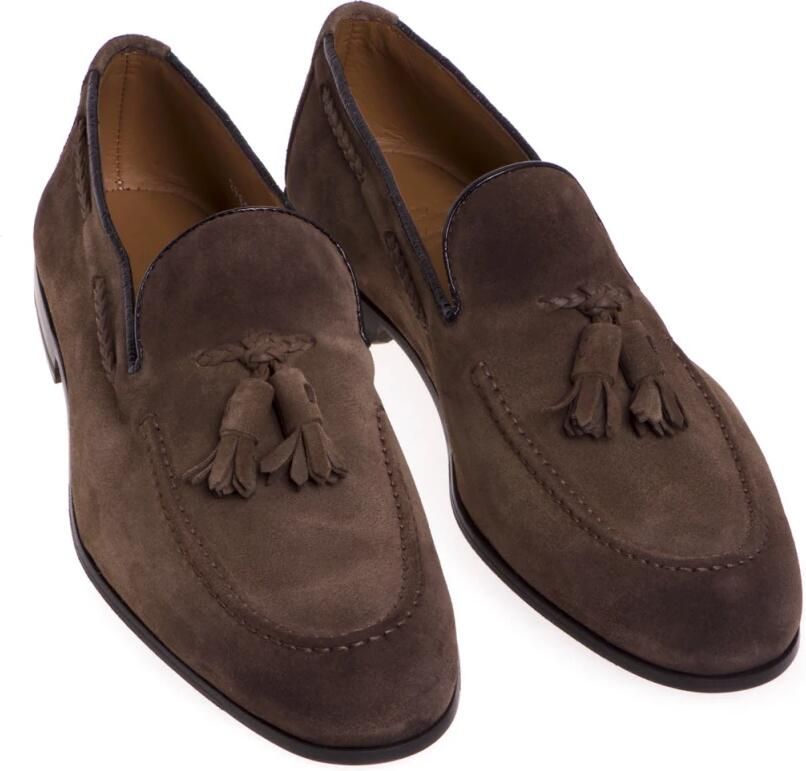 Doucal's Mocassins met kwasten en zijvlecht - Foto 2
