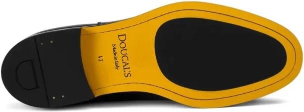 Doucal's Zwarte leren veterschoenen voor zakelijk gebruik - Foto 4