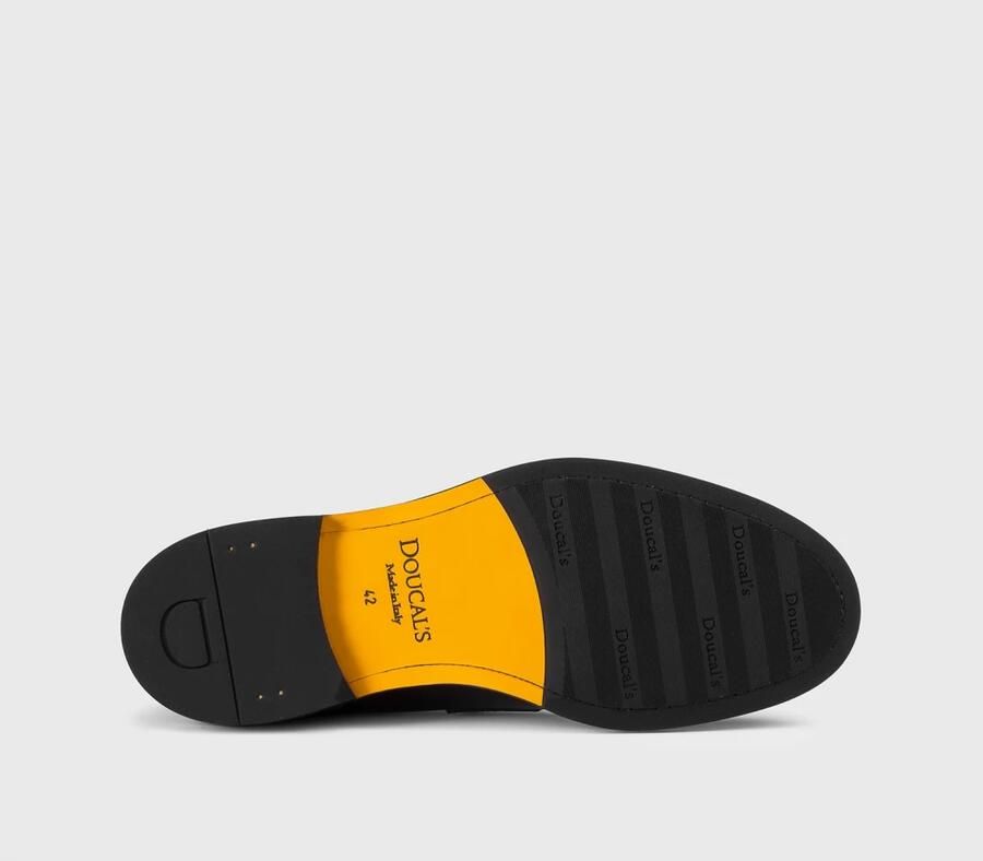 Doucal's Leren Penny loafer voor heren | burgundy Red Heren