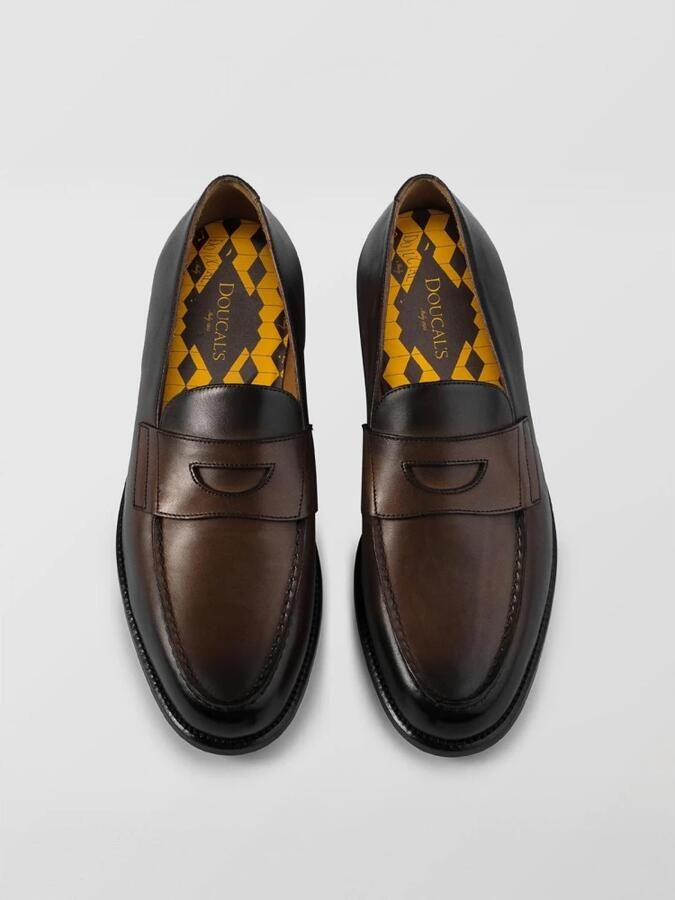 Doucal's Penny Loafers Leather Sole Classic