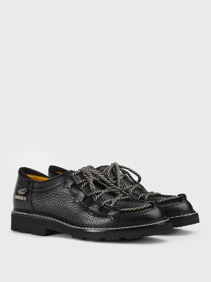 Doucal's Stijlvolle leren loafers met touwdetail