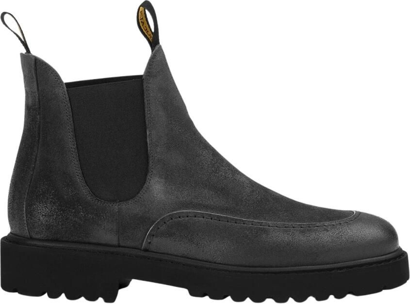 Doucal's Heren suède beatles enkellaars | houtskool grijs Gray