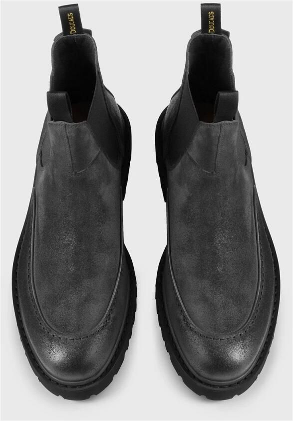 Doucal's Heren suède beatles enkellaars | houtskool grijs Gray - Foto 3