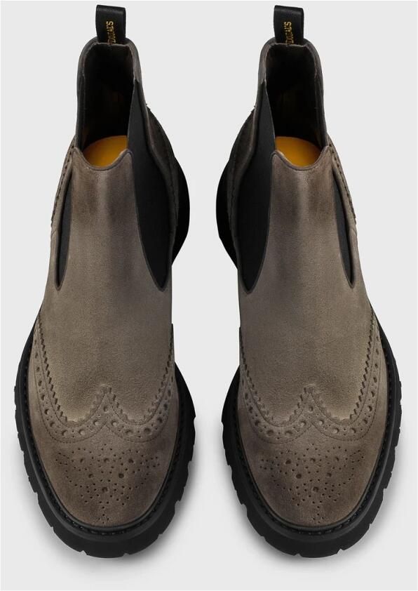 Doucal's Heren suède dovetail enkellaars | bruin Brown - Foto 4