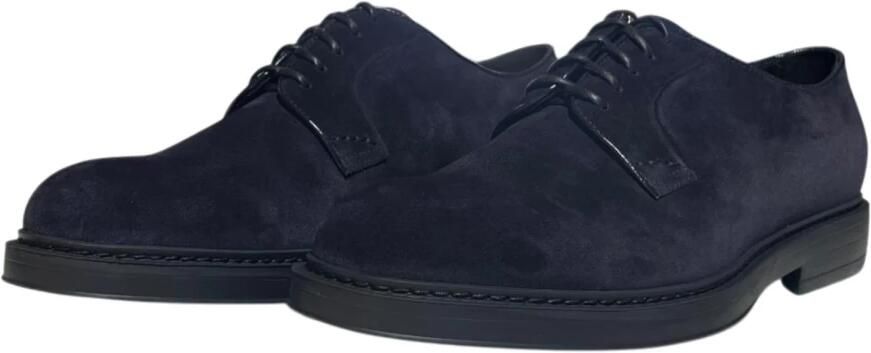 Doucal's Suede Kalfsleren Derby Schoenen