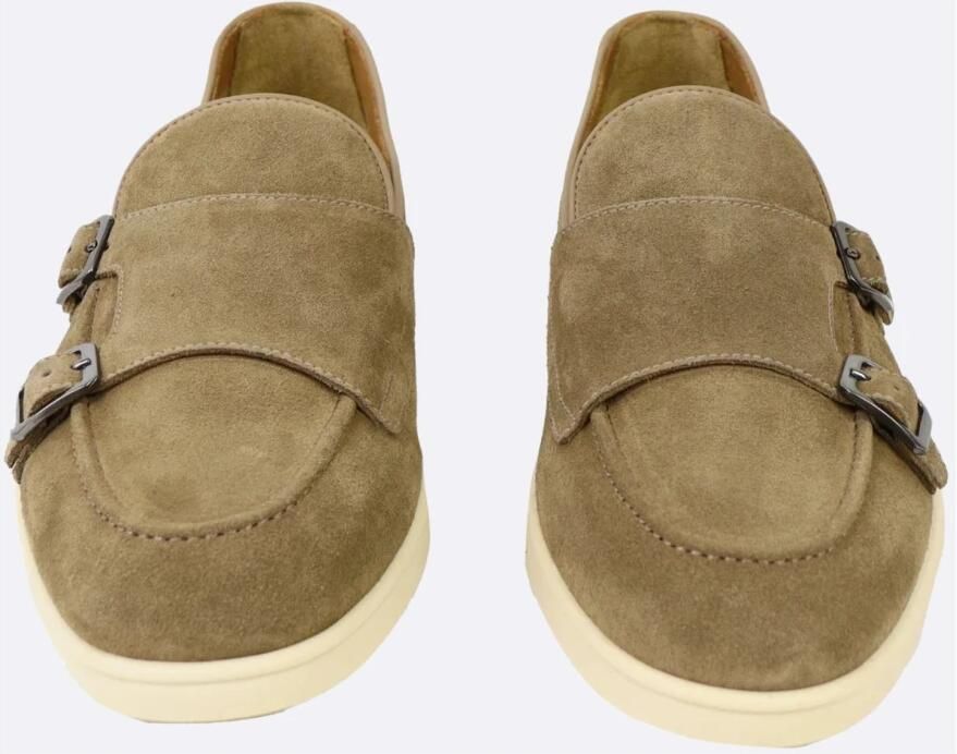 Doucal's Suède Mocassins met Gespen