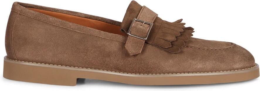 Doucal's Suede Monk Strap Loafers - Foto 2