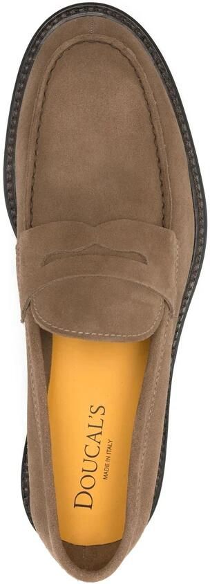 Doucal's Suede Penny Loafer - Foto 2