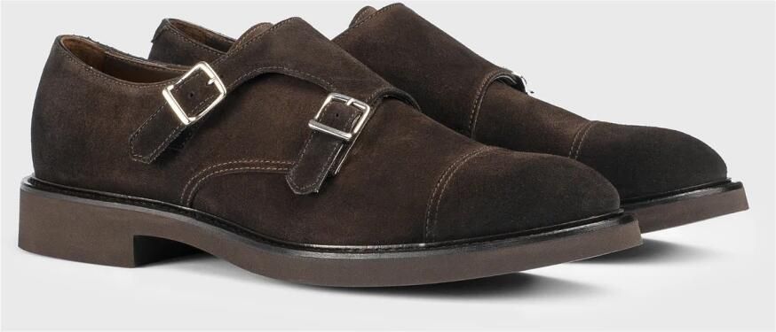 Doucal's Suède Schoen met Dubbele Gesp