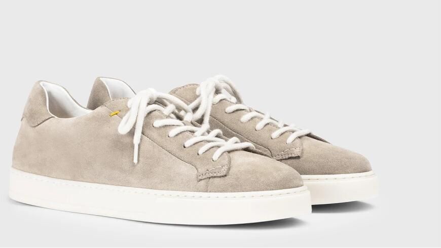 Doucal's Heren suède sneaker | zand Beige - Foto 4