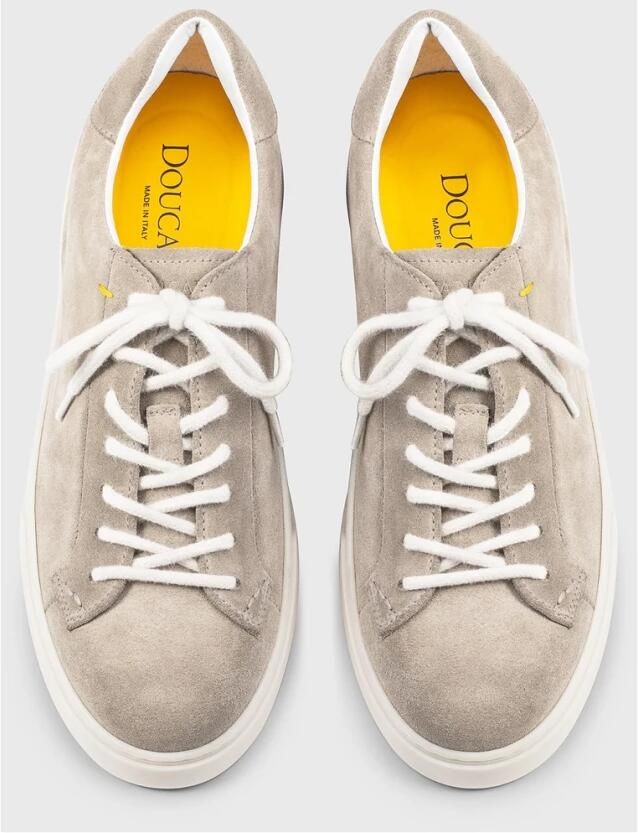 Doucal's Heren suède sneaker | zand Beige - Foto 3