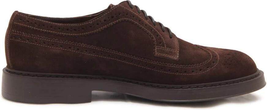 Doucal's Suède Veterschoenen Gemaakt in Italië - Foto 3