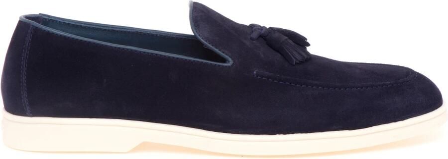 Doucal's Tassel Loafer in Suede