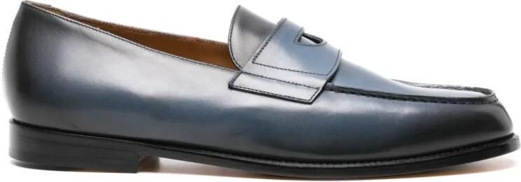 Doucal's Textured Penny Loafers