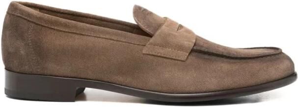 Doucal's Vintage Suede Loafer