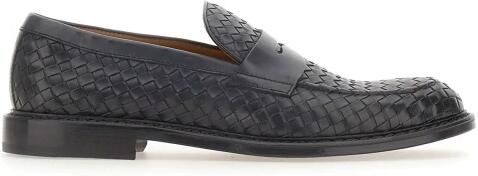Doucal's Woven Leather Loafer