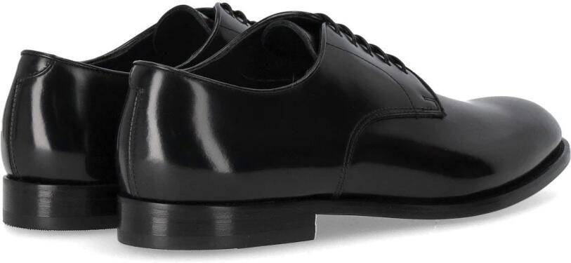 Doucal's Zwart leren Derby Horse Lace Up - Foto 4
