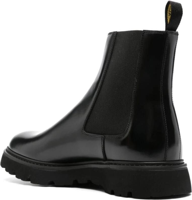 Doucal's Zwarte Leren Beatles Stijl Instappers - Foto 2