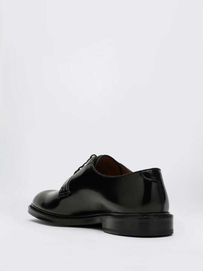 Doucal's Zwarte leren veterschoenen - Foto 3