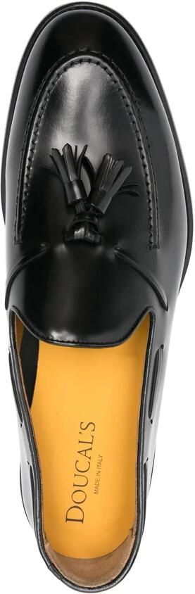 Doucal's Zwarte Patent A del Teen Platte Schoenen