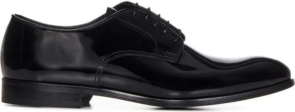 Doucal's Zwarte Veterschoenen voor Mannen